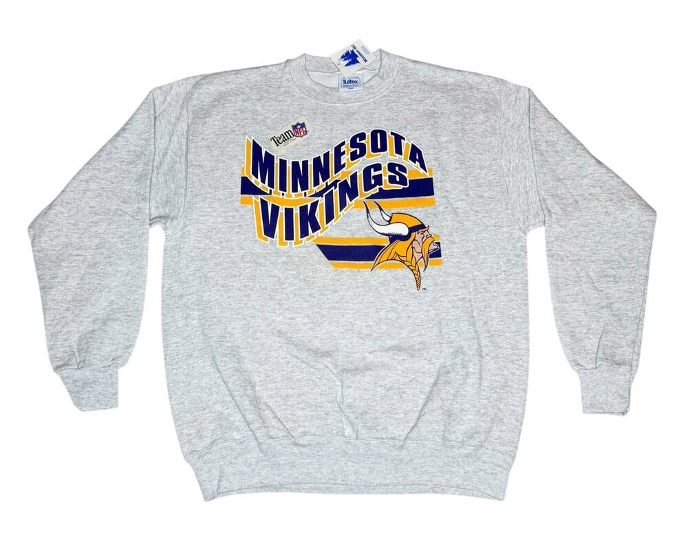 Vintage 90s Minnesota Vikings NFL Crewneck Sweatshirt